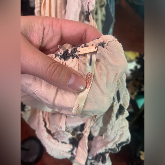 Free People Forget Me Not Floral Milkmaid Midi Dress - Picture 10 of 11